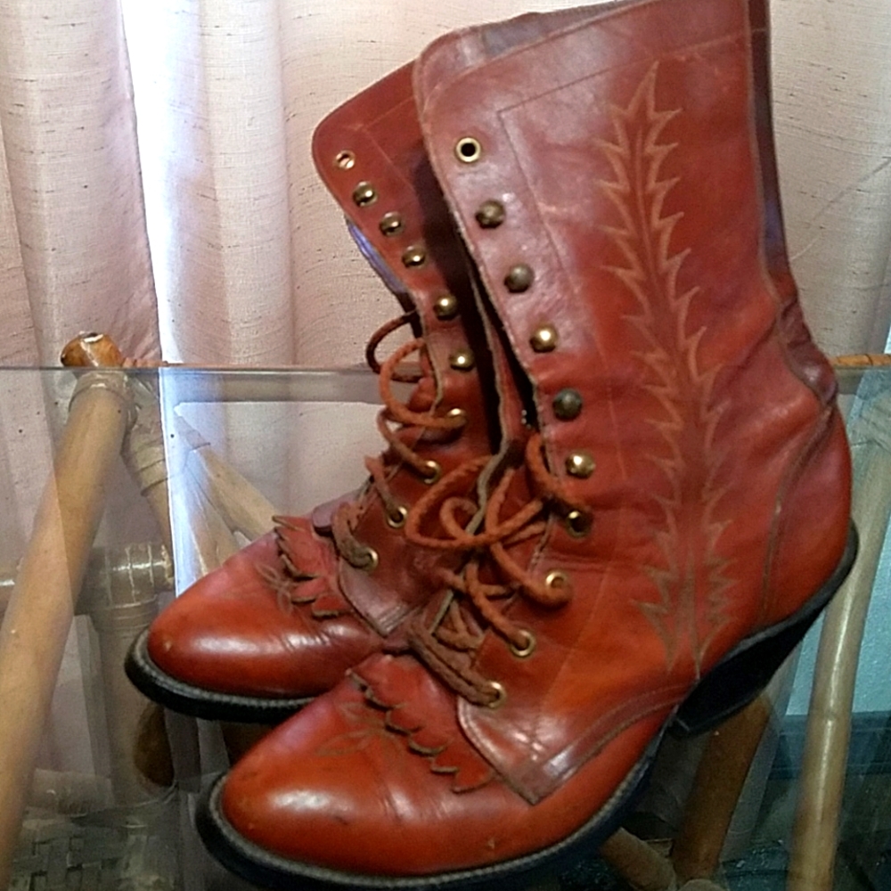 Men's Packer Boots Leather size 8 D